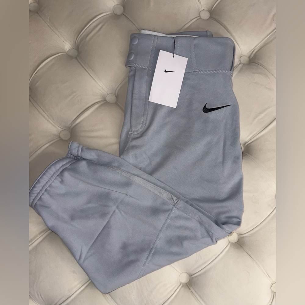 Nike Vapor Select High Knicker Baseball Pants- Gray. Youth Kids Size XL NWT